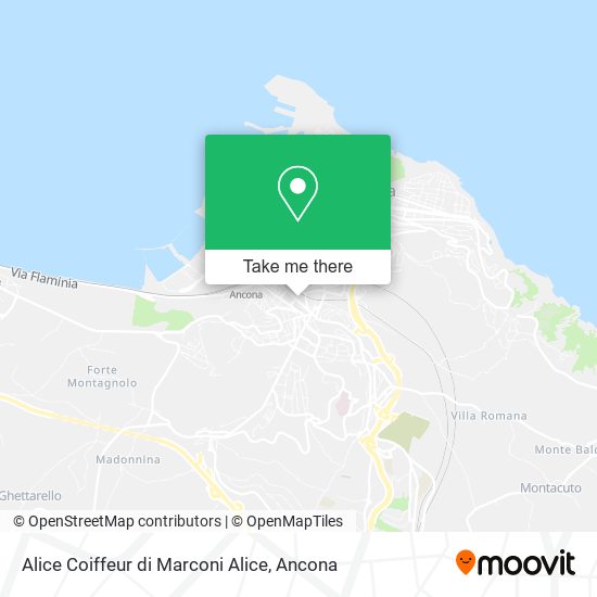 Alice Coiffeur di Marconi Alice map