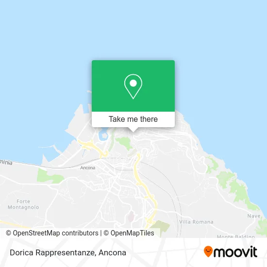 Dorica Rappresentanze map