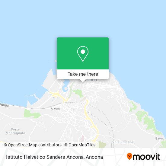 Istituto Helvetico Sanders Ancona map