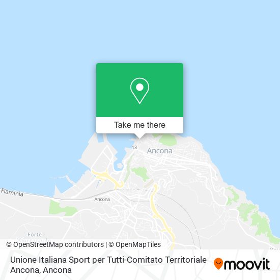 Unione Italiana Sport per Tutti-Comitato Territoriale Ancona map