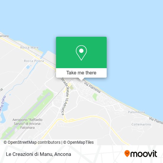 Le Creazioni di Manu map