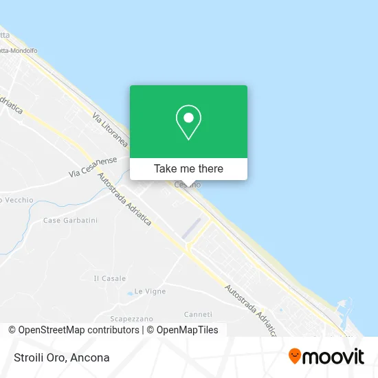 Stroili Oro map