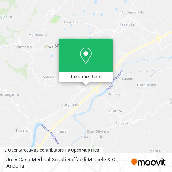 Jolly Casa Medical Snc di Raffaelli Michele & C. map
