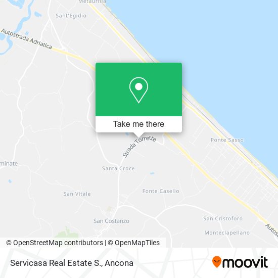 Servicasa Real Estate S. map