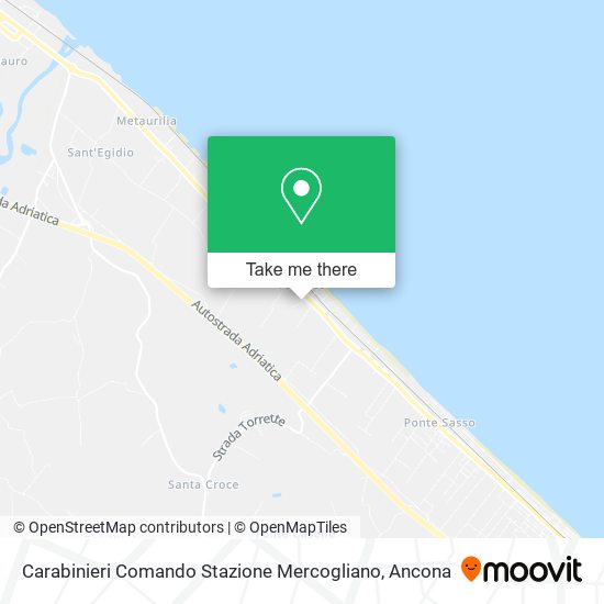 Carabinieri Comando Stazione Mercogliano map