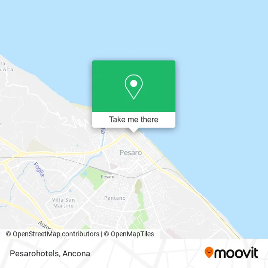 Pesarohotels map