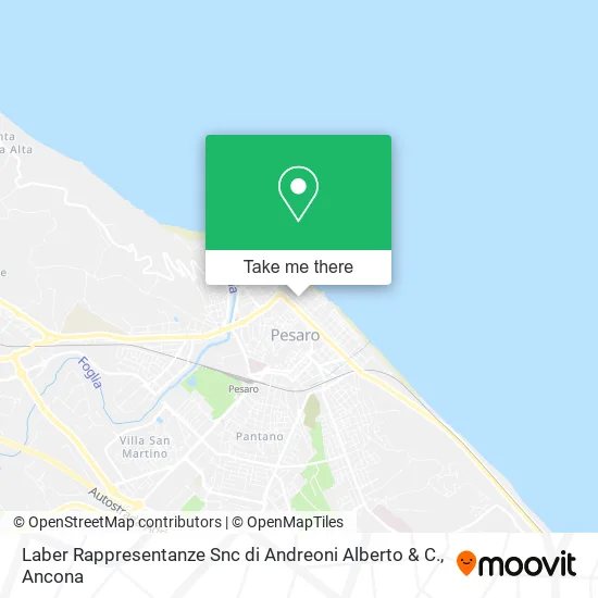 Laber Rappresentanze Snc di Andreoni Alberto & C. map