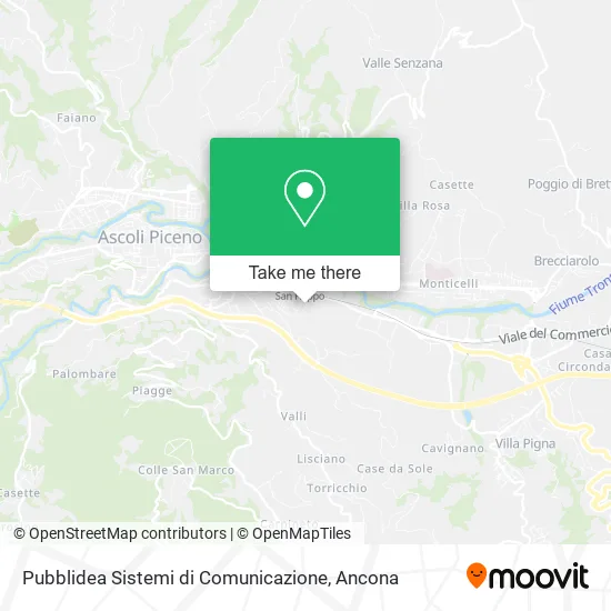 Pubblidea Sistemi di Comunicazione map