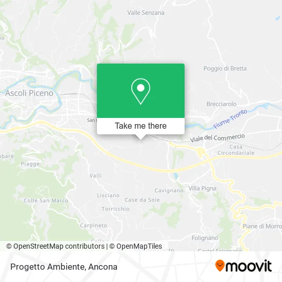 Progetto Ambiente map