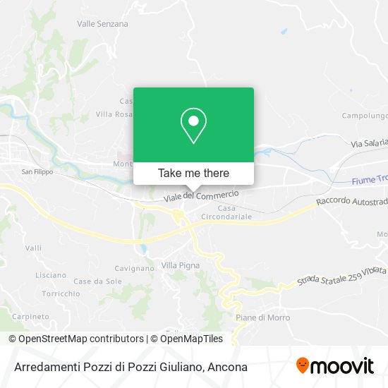 Arredamenti Pozzi di Pozzi Giuliano map