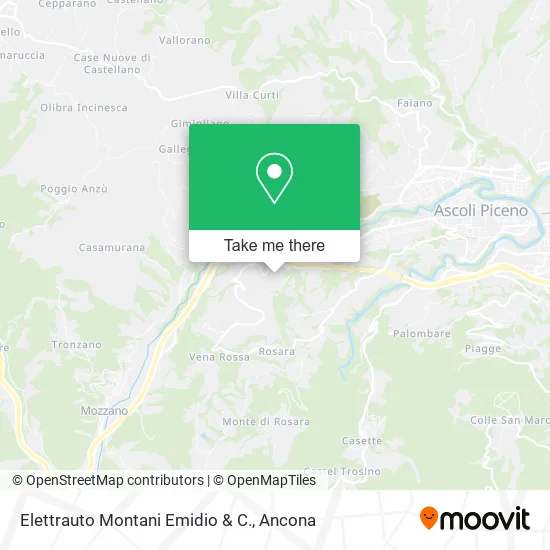 Elettrauto Montani Emidio & C. map