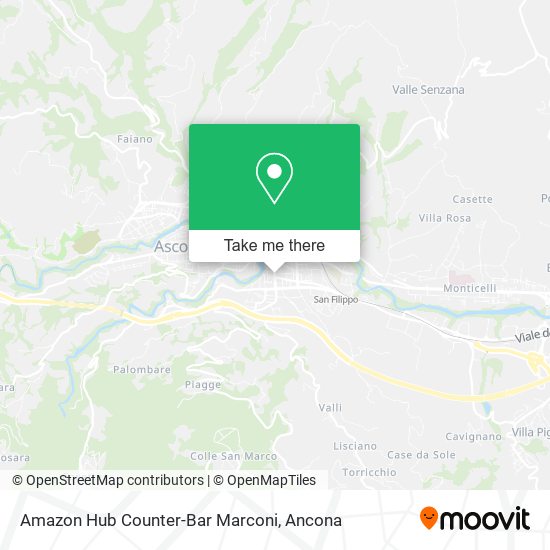 Amazon Hub Counter-Bar Marconi map