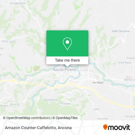 Amazon Counter-Caffelotto map