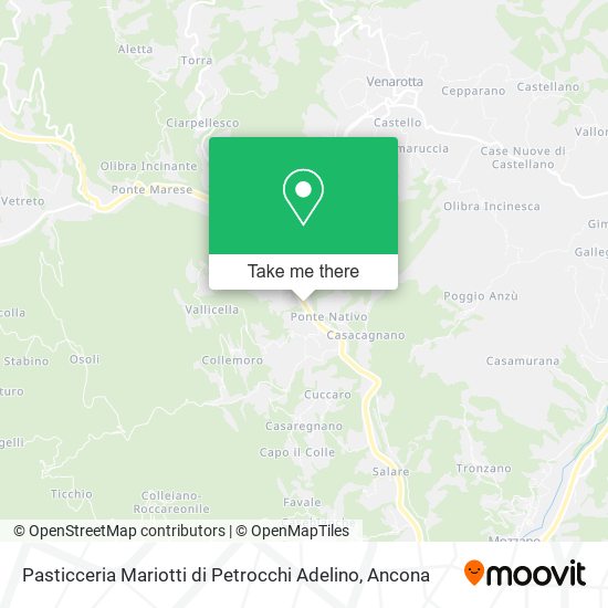 Pasticceria Mariotti di Petrocchi Adelino map