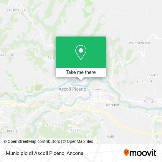 Municipio di Ascoli Piceno map