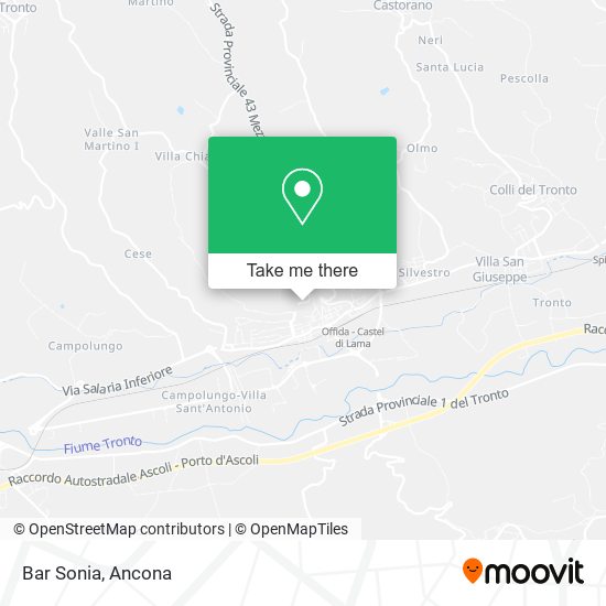 Bar Sonia map