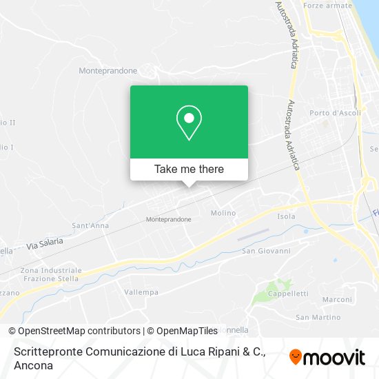 Scrittepronte Comunicazione di Luca Ripani & C. map
