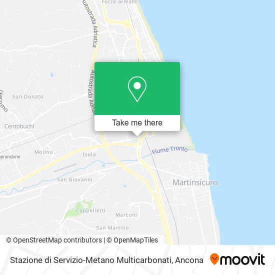 Stazione di Servizio-Metano Multicarbonati map