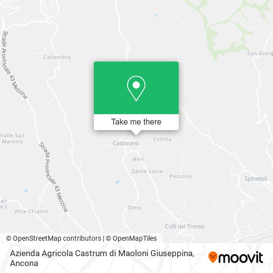 Azienda Agricola Castrum di Maoloni Giuseppina map
