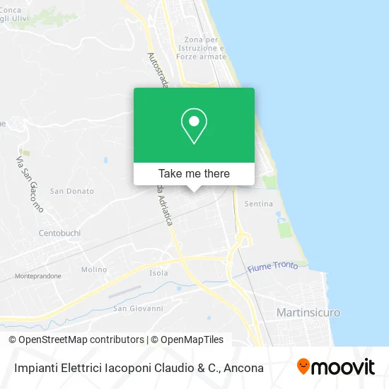 Impianti Elettrici Iacoponi Claudio & C. map