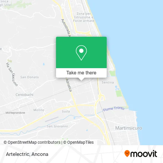 Artelectric map