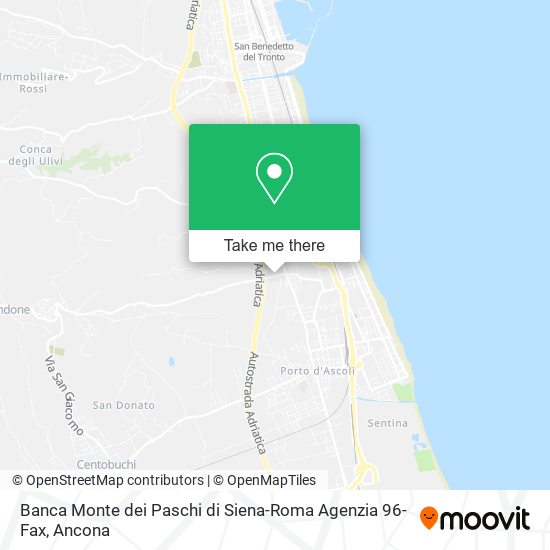 Banca Monte dei Paschi di Siena-Roma Agenzia 96-Fax map