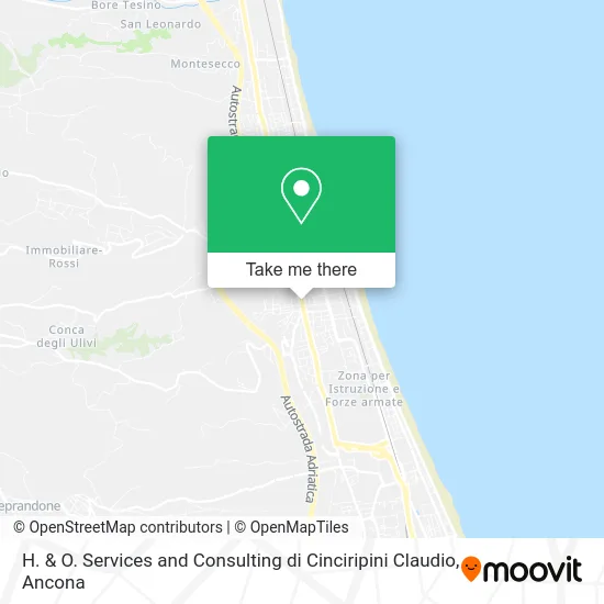 H. & O. Services and Consulting by Cinciripini Claudio map