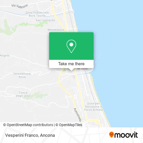 Vesperini Franco map