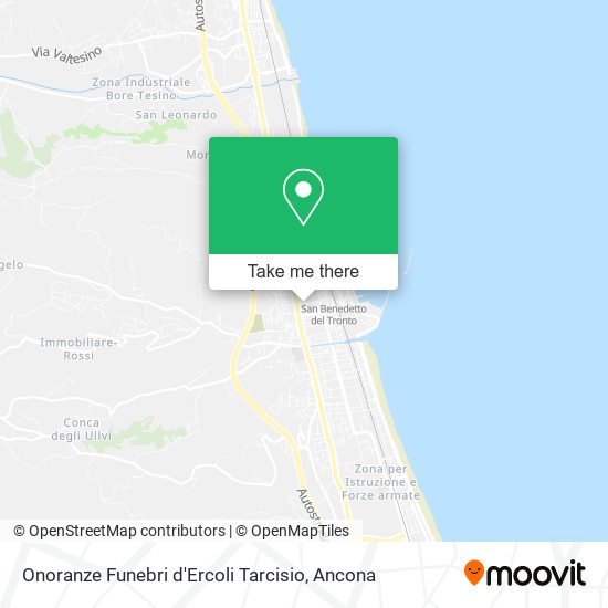 Onoranze Funebri d'Ercoli Tarcisio map