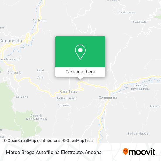 Marco Brega Autofficina Elettrauto map