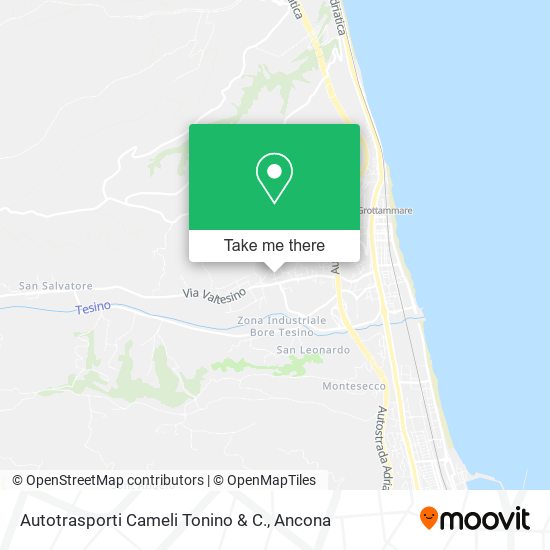Autotrasporti Cameli Tonino & C. map