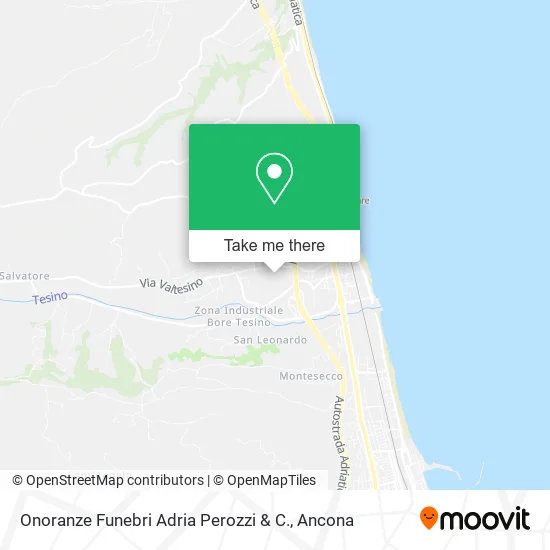 Onoranze Funebri Adria Perozzi & C. map