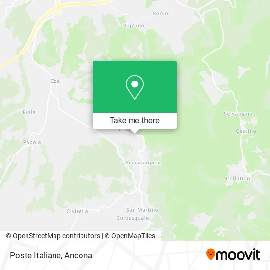 Poste Italiane map