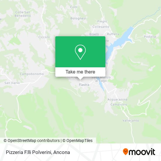 Pizzeria F.lli Polverini map