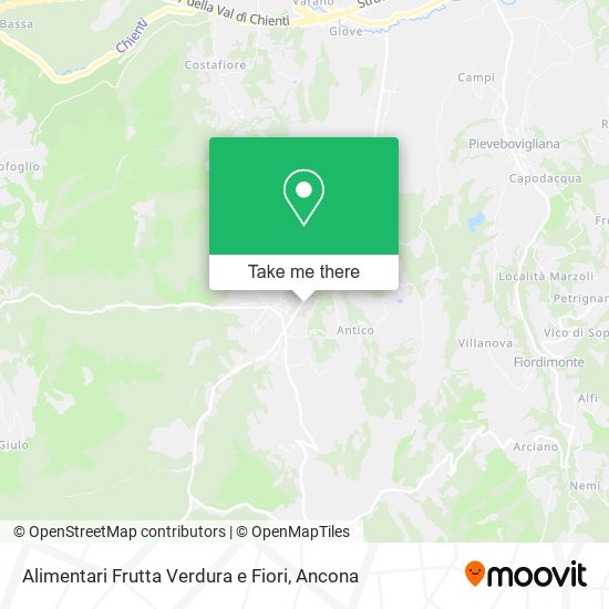 Alimentari Frutta Verdura e Fiori map