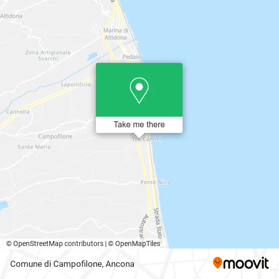 Comune di Campofilone map
