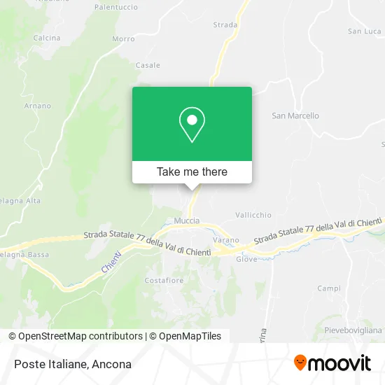 Poste Italiane map
