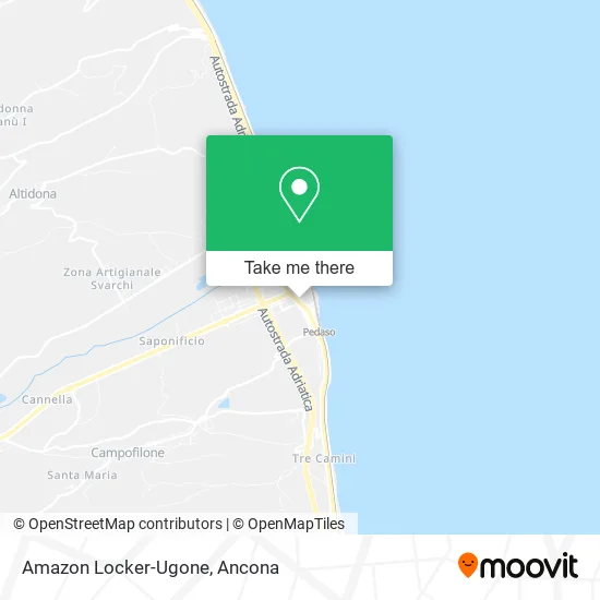Amazon Locker-Ugone map