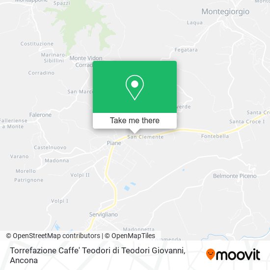 Torrefazione Caffe' Teodori di Teodori Giovanni map