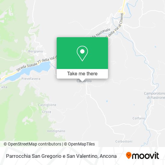 Parrocchia San Gregorio e San Valentino map