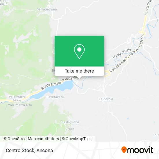 Centro Stock map