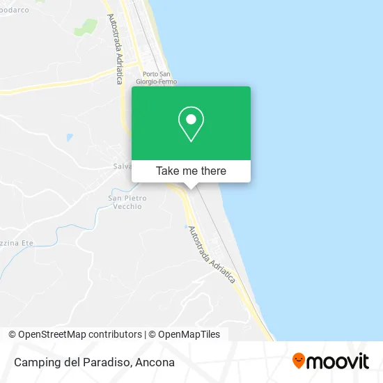 Camping del Paradiso map