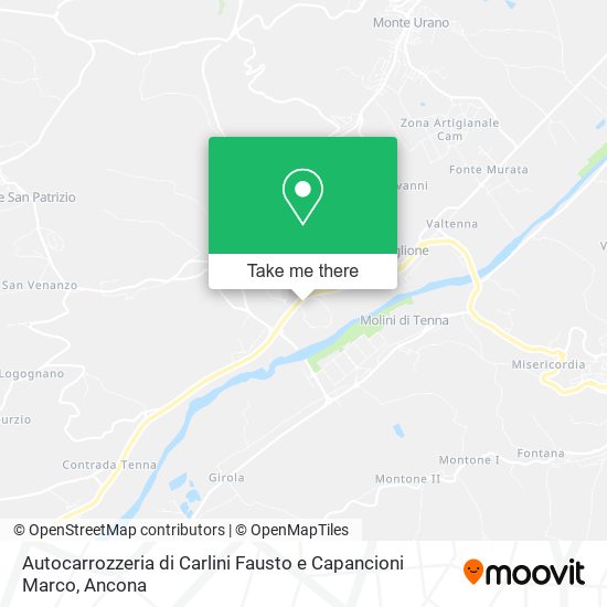 Autocarrozzeria di Carlini Fausto e Capancioni Marco map