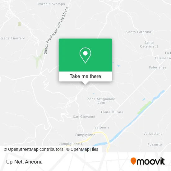 Up-Net map