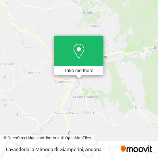 Lavanderia la Mimosa di Giamperini map