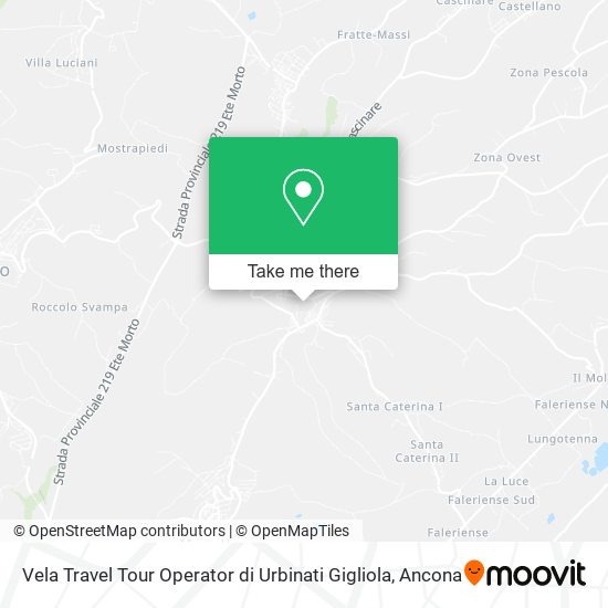 Vela Travel Tour Operator di Urbinati Gigliola map