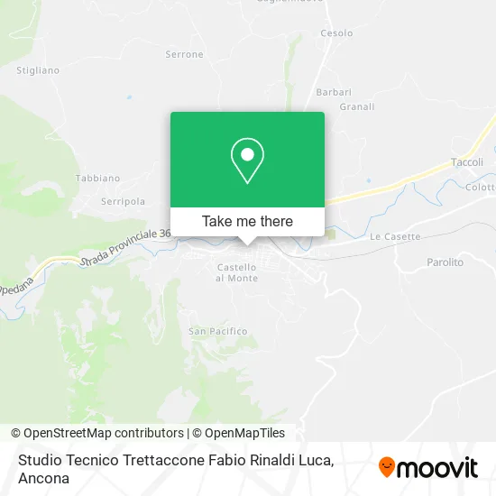 Studio Tecnico Trettaccone Fabio Rinaldi Luca map