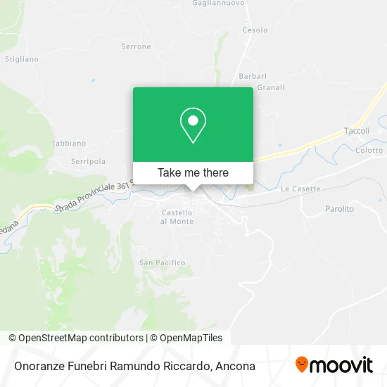 Onoranze Funebri Ramundo Riccardo map
