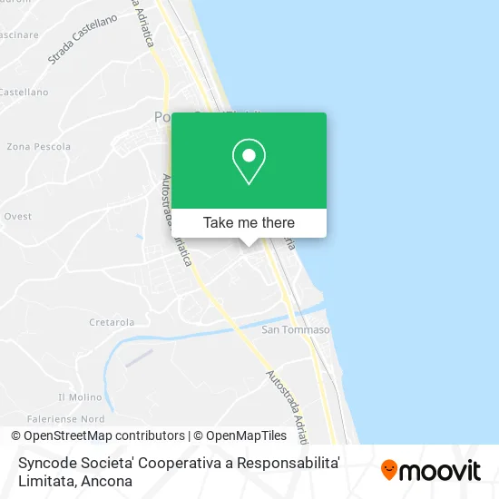 Syncode Societa' Cooperativa a Responsabilita' Limitata map