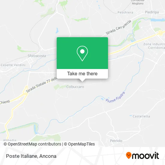 Poste Italiane map